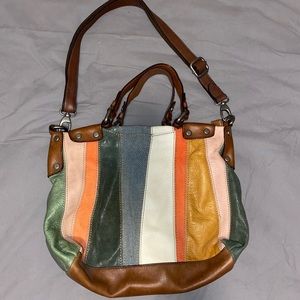 FOSSIL: Long Live Vintage Patchwork handbag
